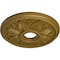 Ekena Millwork Edinburgh Ceiling Medallion (Fits Canopies up to 5 1/8"), 18 1/8"OD x 3 1/2"ID x 2 3/4"P, Gold CM18ED1GLS - alternate 2